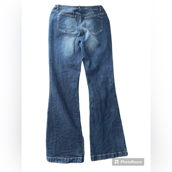 VENUS HIGH RISE WIDE LEG JEANS SIZE 12 Long EUC - Picture 2 of 10